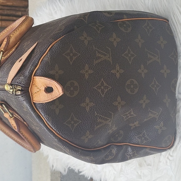 Louis Vuitton Speedy 35 monogram purse authentic Vintage *Host Pick!* - Picture 5 of 17